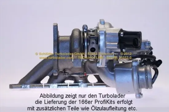 Lader, Aufladung SCHLÜTTER TURBOLADER 166-09020 Bild Lader, Aufladung SCHLÜTTER TURBOLADER 166-09020