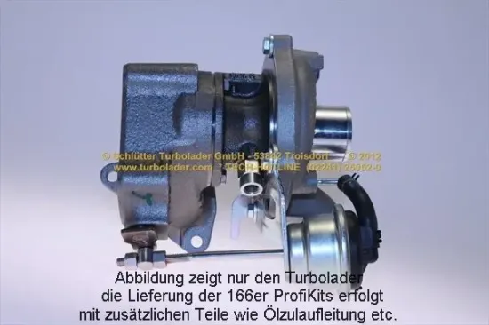 Lader, Aufladung SCHLÜTTER TURBOLADER 166-09220 Bild Lader, Aufladung SCHLÜTTER TURBOLADER 166-09220
