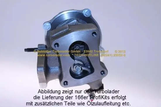 Lader, Aufladung SCHLÜTTER TURBOLADER 166-09220 Bild Lader, Aufladung SCHLÜTTER TURBOLADER 166-09220