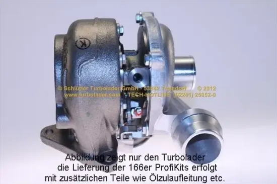 Lader, Aufladung SCHLÜTTER TURBOLADER 166-09265 Bild Lader, Aufladung SCHLÜTTER TURBOLADER 166-09265