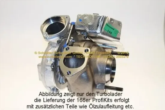 Lader, Aufladung SCHLÜTTER TURBOLADER 166-09281 Bild Lader, Aufladung SCHLÜTTER TURBOLADER 166-09281