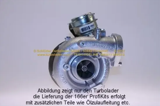 Lader, Aufladung SCHLÜTTER TURBOLADER 166-09295MAX Bild Lader, Aufladung SCHLÜTTER TURBOLADER 166-09295MAX
