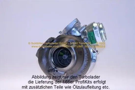 Lader, Aufladung SCHLÜTTER TURBOLADER 166-09295MAX Bild Lader, Aufladung SCHLÜTTER TURBOLADER 166-09295MAX