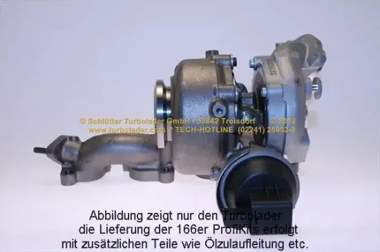 Lader, Aufladung SCHLÜTTER TURBOLADER 166-09345EOL Bild Lader, Aufladung SCHLÜTTER TURBOLADER 166-09345EOL