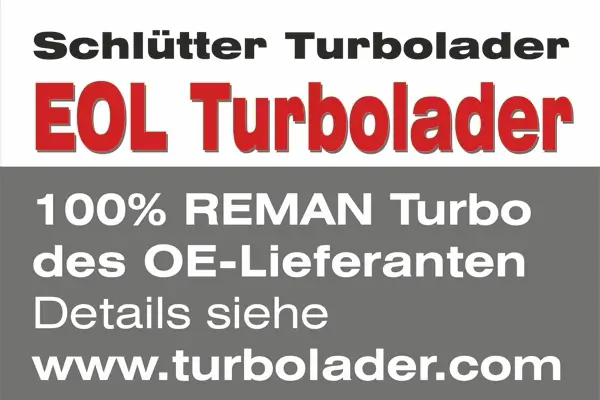 Lader, Aufladung SCHLÜTTER TURBOLADER 172-09240EOL Bild Lader, Aufladung SCHLÜTTER TURBOLADER 172-09240EOL