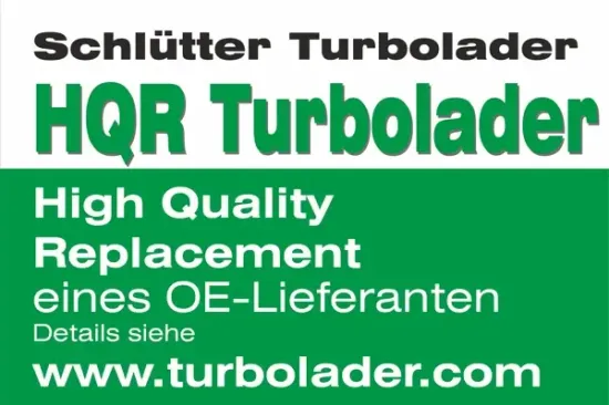 Lader, Aufladung SCHLÜTTER TURBOLADER 172-10515HQR Bild Lader, Aufladung SCHLÜTTER TURBOLADER 172-10515HQR