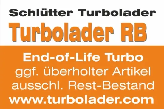 Lader, Aufladung SCHLÜTTER TURBOLADER 172-00650_RB Bild Lader, Aufladung SCHLÜTTER TURBOLADER 172-00650_RB