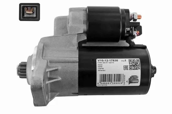 Starter 12 V 1,1 kW VEMO V10-12-17830 Bild Starter 12 V 1,1 kW VEMO V10-12-17830