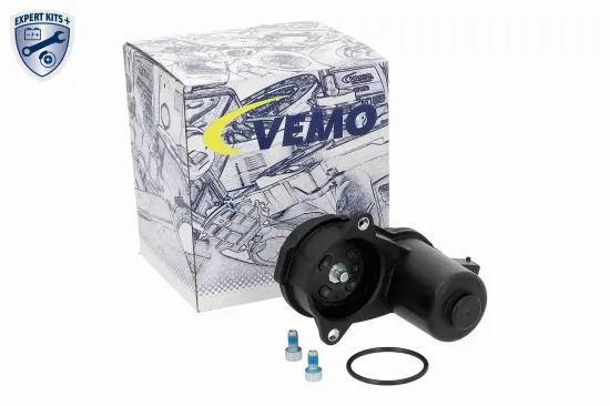 Stellelement, Feststellbremse Bremssattel Hinterachse links am Bremssattel Hinterachse rechts VEMO V10-77-1026 Bild Stellelement, Feststellbremse Bremssattel Hinterachse links am Bremssattel Hinterachse rechts VEMO V10-77-1026