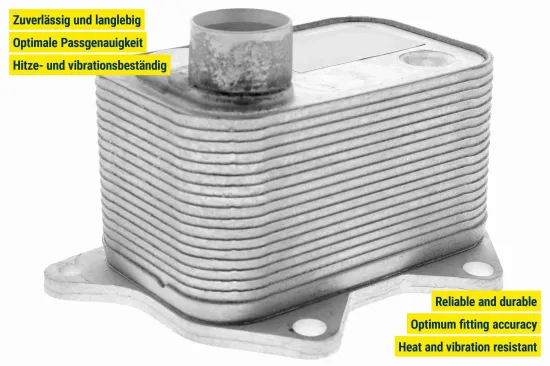Ölkühler, Motoröl VEMO V15-60-0015 Bild Ölkühler, Motoröl VEMO V15-60-0015