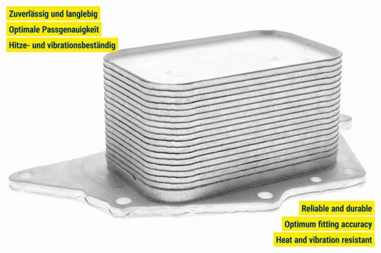 Ölkühler, Motoröl VEMO V20-60-0048 Bild Ölkühler, Motoröl VEMO V20-60-0048