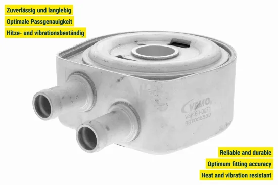 Ölkühler, Motoröl VEMO V46-60-0071 Bild Ölkühler, Motoröl VEMO V46-60-0071