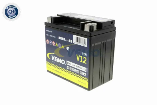 Starterbatterie 12 V 12 Ah VEMO V99-17-0060 Bild Starterbatterie 12 V 12 Ah VEMO V99-17-0060