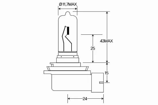 Glühlampe, Arbeitsscheinwerfer 12 V 65 W H9 VEMO V99-84-0075 Bild Glühlampe, Arbeitsscheinwerfer 12 V 65 W H9 VEMO V99-84-0075