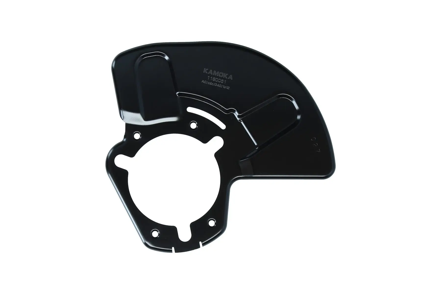 Spritzblech, Bremsscheibe Vorderachse links KAMOKA 1180051