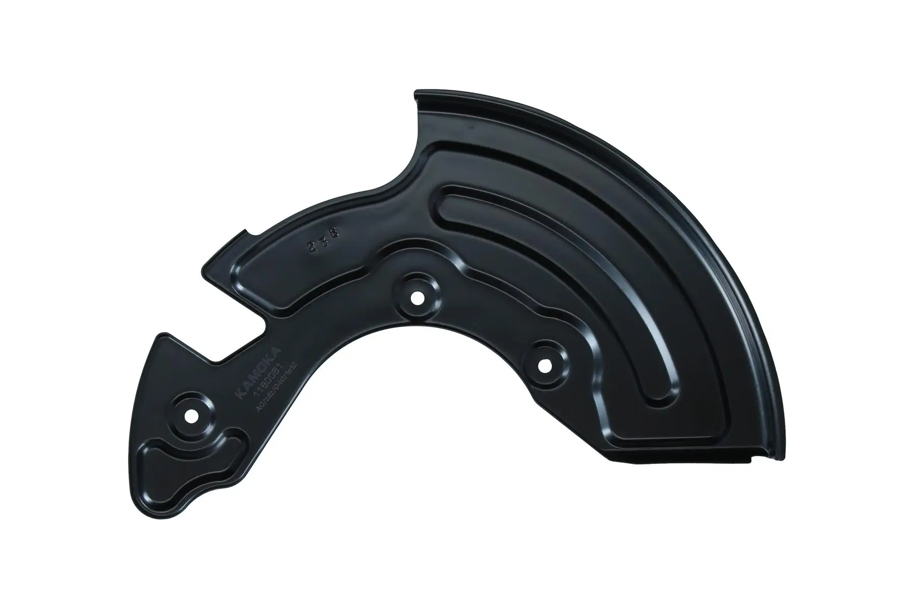 Spritzblech, Bremsscheibe Vorderachse links KAMOKA 1180061