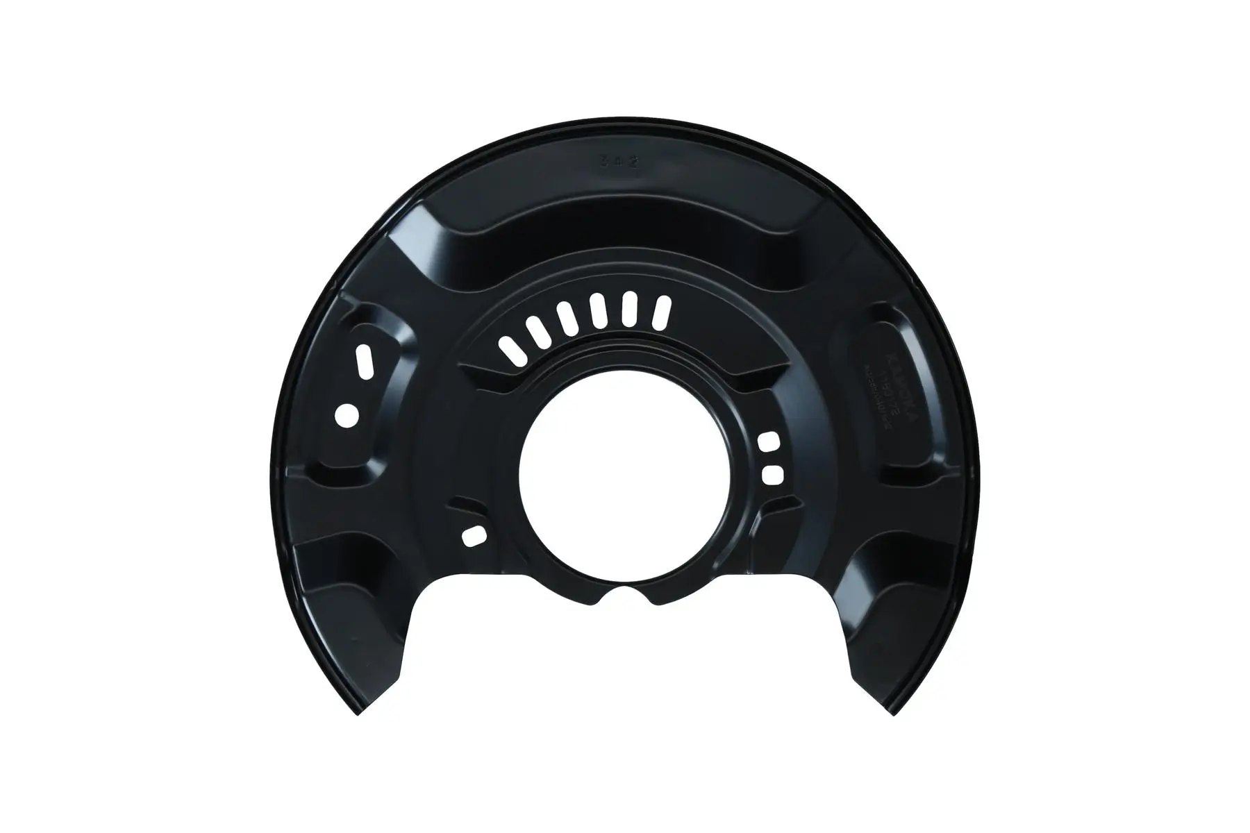 Spritzblech, Bremsscheibe Vorderachse links KAMOKA 1180172