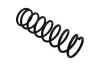 Fahrwerksfeder Hinterachse KAMOKA 2120026 Bild Fahrwerksfeder Hinterachse KAMOKA 2120026