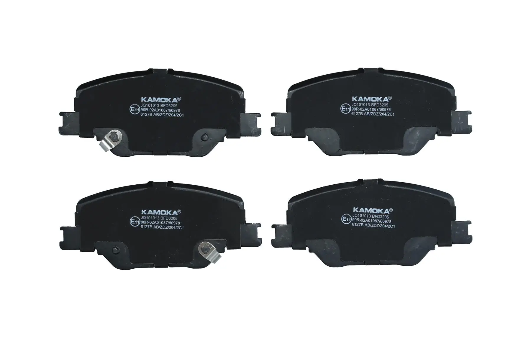Bremsbelagsatz, Scheibenbremse Vorderachse KAMOKA JQ101013
