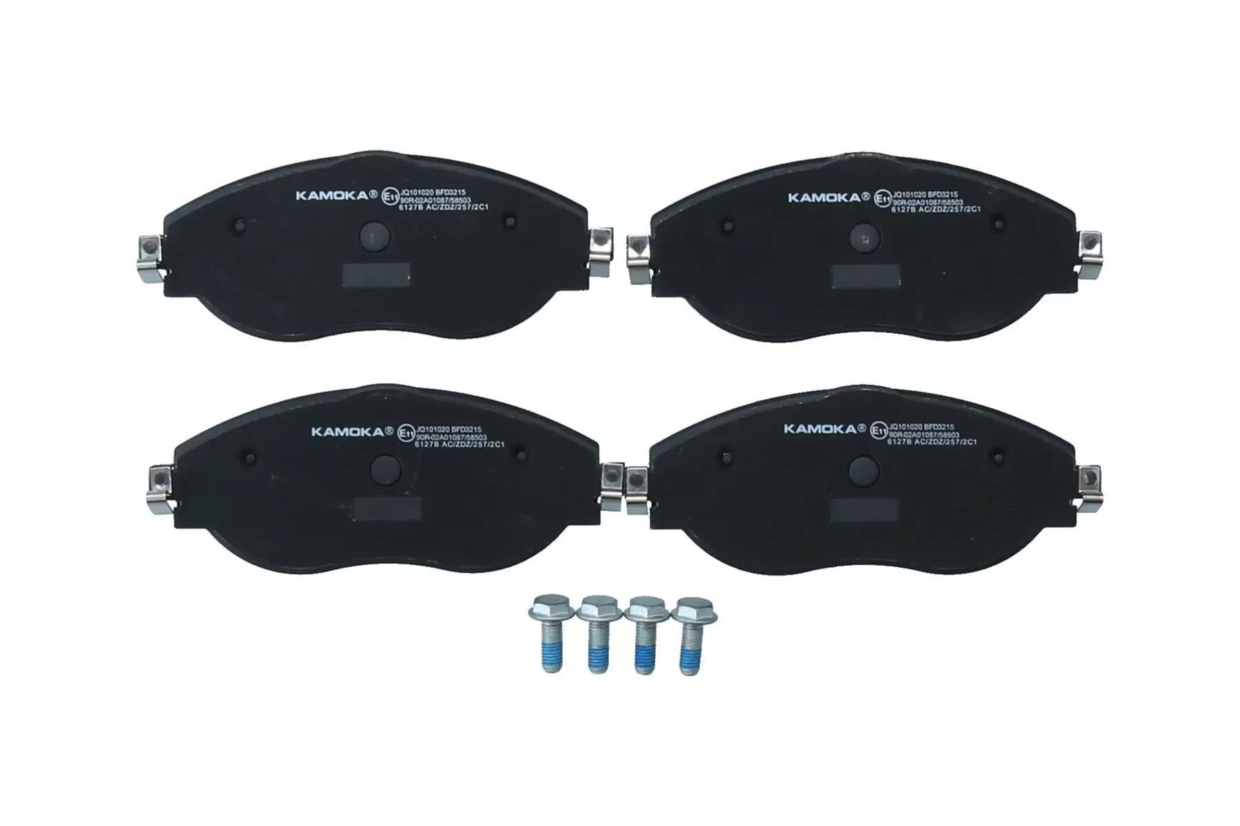 Bremsbelagsatz, Scheibenbremse Vorderachse KAMOKA JQ101020