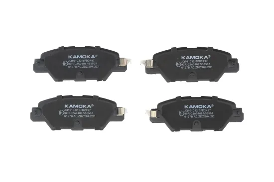 Bremsbelagsatz, Scheibenbremse Hinterachse KAMOKA JQ101032 Bild Bremsbelagsatz, Scheibenbremse Hinterachse KAMOKA JQ101032