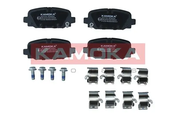 Bremsbelagsatz, Scheibenbremse Hinterachse KAMOKA JQ101041