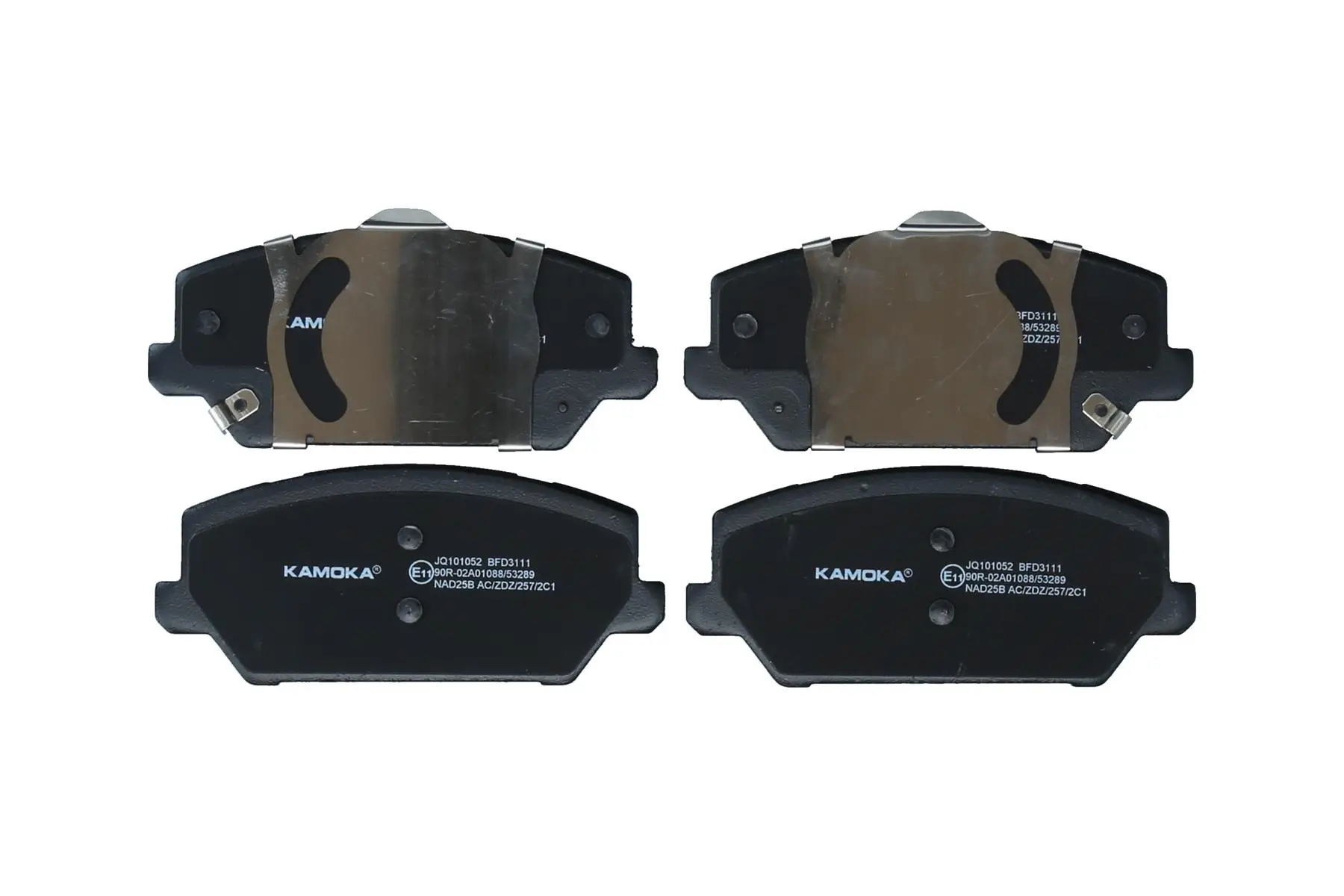 Bremsbelagsatz, Scheibenbremse Vorderachse KAMOKA JQ101052