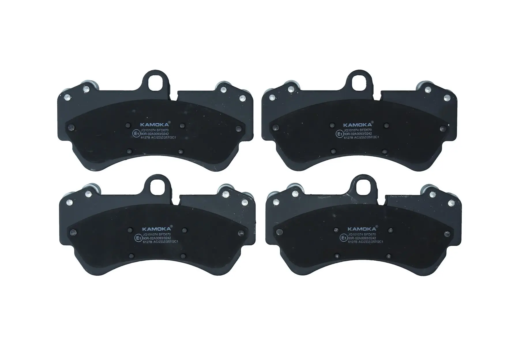 Bremsbelagsatz, Scheibenbremse Vorderachse KAMOKA JQ101074