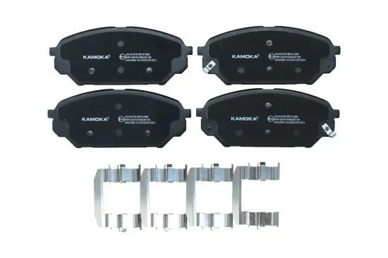 Bremsbelagsatz, Scheibenbremse Vorderachse KAMOKA JQ101076 Bild Bremsbelagsatz, Scheibenbremse Vorderachse KAMOKA JQ101076