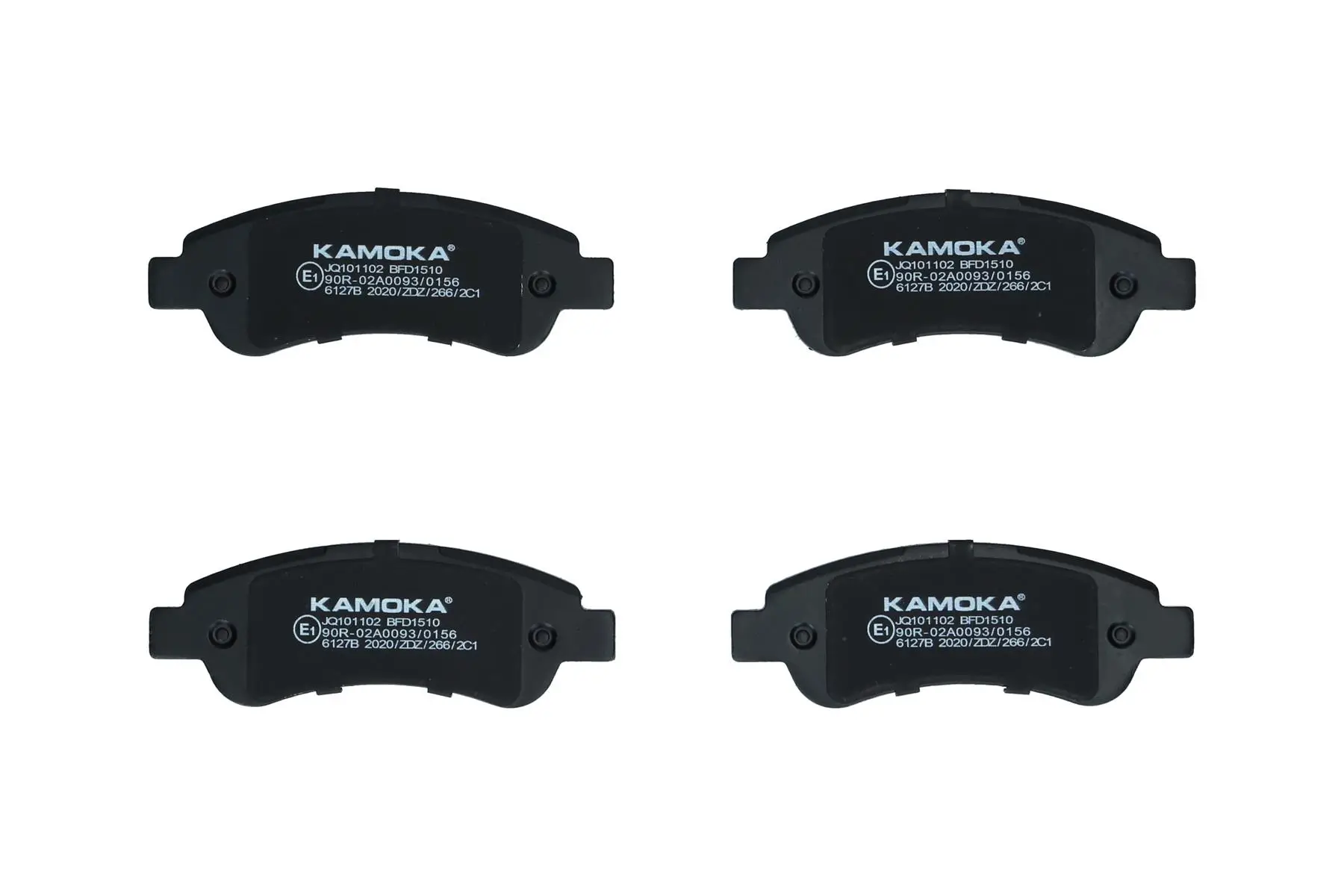 Bremsbelagsatz, Scheibenbremse Hinterachse KAMOKA JQ101102