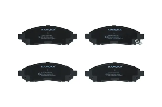 Bremsbelagsatz, Scheibenbremse Vorderachse KAMOKA JQ101110 Bild Bremsbelagsatz, Scheibenbremse Vorderachse KAMOKA JQ101110