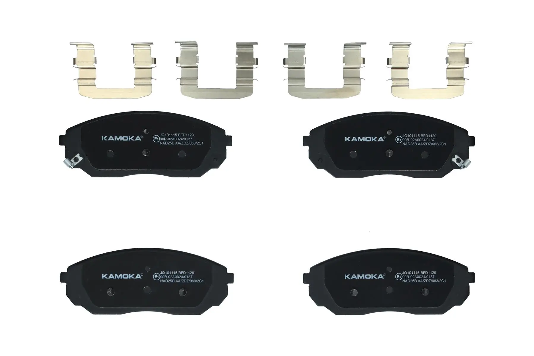 Bremsbelagsatz, Scheibenbremse Vorderachse KAMOKA JQ101115