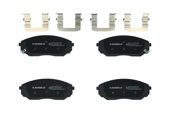 Bremsbelagsatz, Scheibenbremse Vorderachse KAMOKA JQ101115 Bild Bremsbelagsatz, Scheibenbremse Vorderachse KAMOKA JQ101115