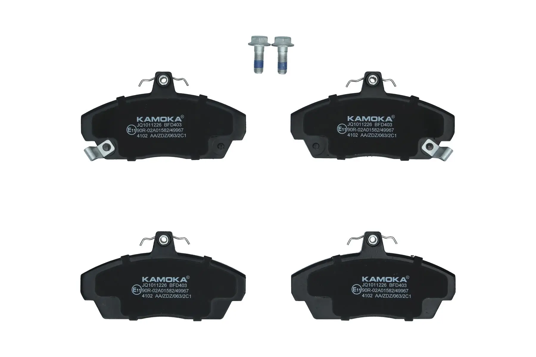 Bremsbelagsatz, Scheibenbremse Vorderachse KAMOKA JQ1011226