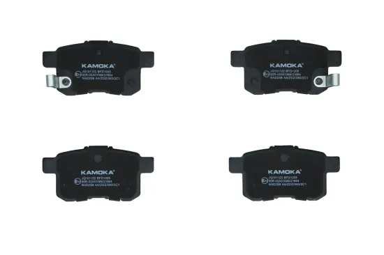 Bremsbelagsatz, Scheibenbremse Hinterachse KAMOKA JQ101122 Bild Bremsbelagsatz, Scheibenbremse Hinterachse KAMOKA JQ101122