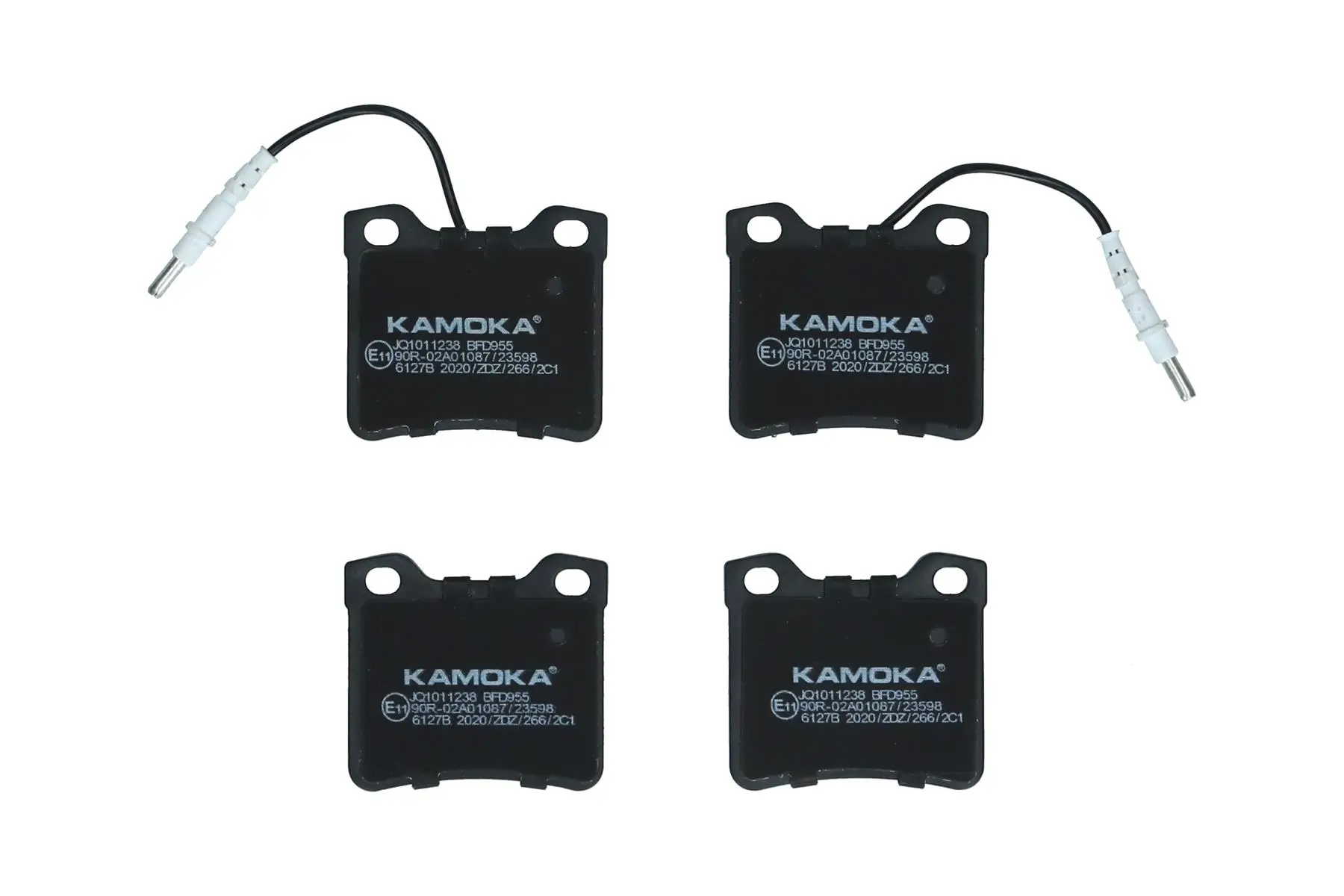 Bremsbelagsatz, Scheibenbremse Hinterachse KAMOKA JQ1011238