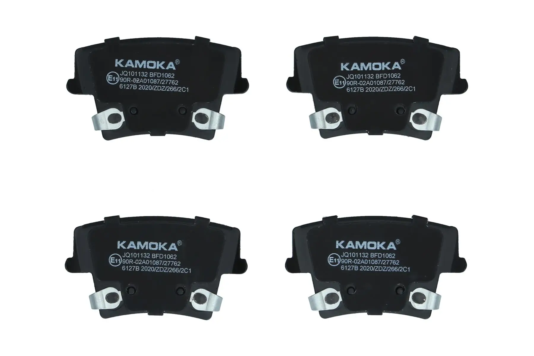 Bremsbelagsatz, Scheibenbremse Hinterachse KAMOKA JQ101132
