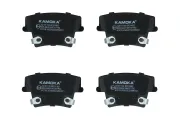 Bremsbelagsatz, Scheibenbremse Hinterachse KAMOKA JQ101132