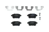 Bremsbelagsatz, Scheibenbremse Hinterachse KAMOKA JQ101136