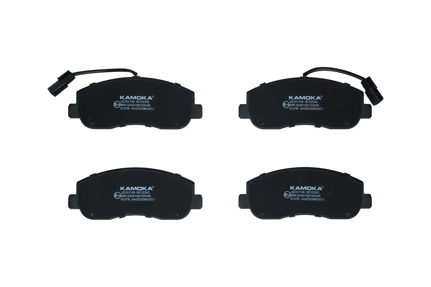 Bremsbelagsatz, Scheibenbremse Vorderachse KAMOKA JQ101139