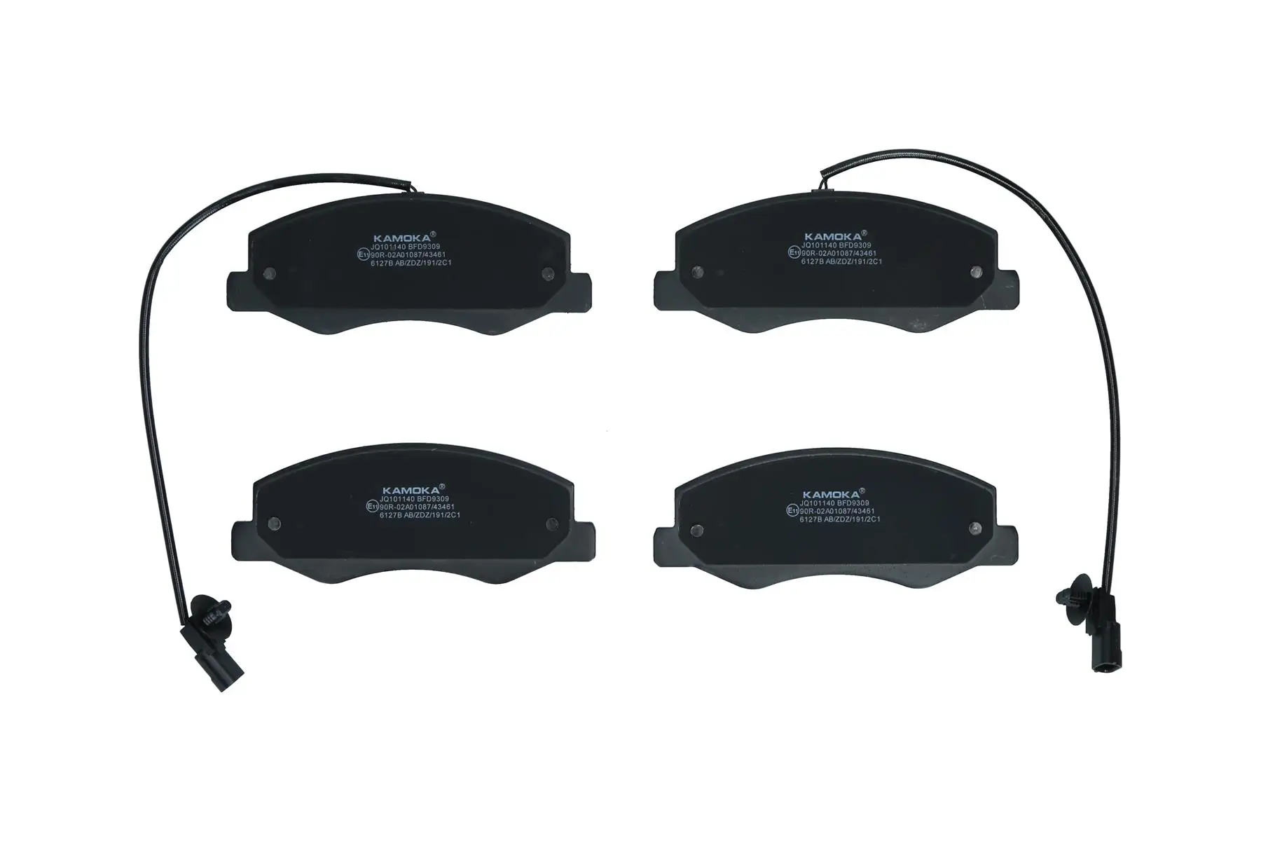 Bremsbelagsatz, Scheibenbremse Hinterachse KAMOKA JQ101140