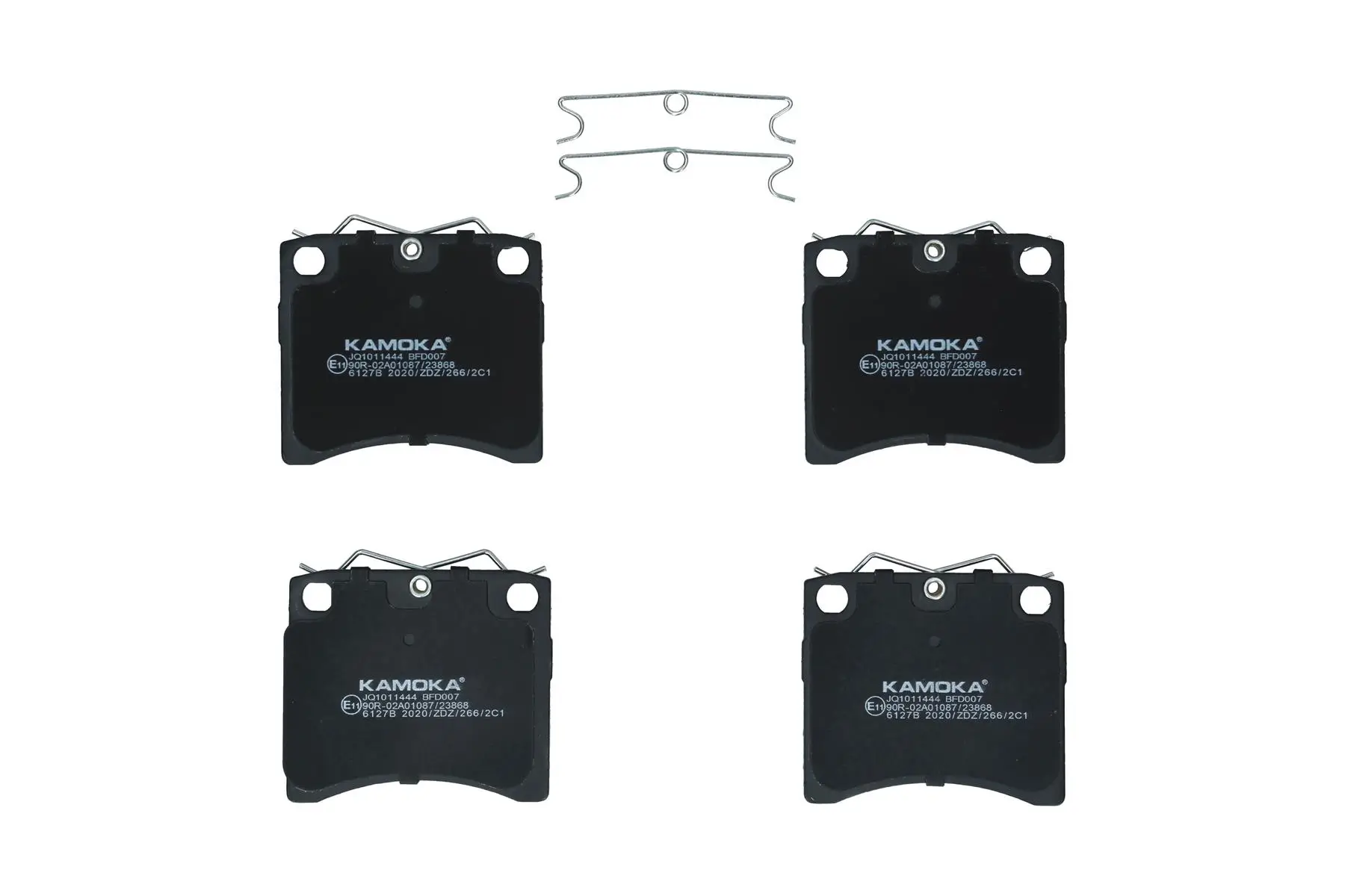 Bremsbelagsatz, Scheibenbremse Vorderachse KAMOKA JQ1011444