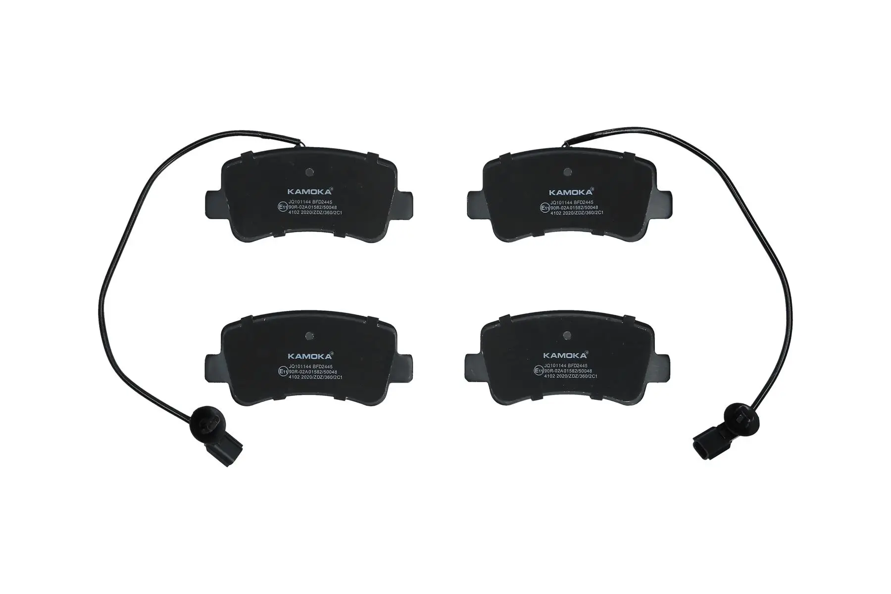 Bremsbelagsatz, Scheibenbremse Hinterachse KAMOKA JQ101144