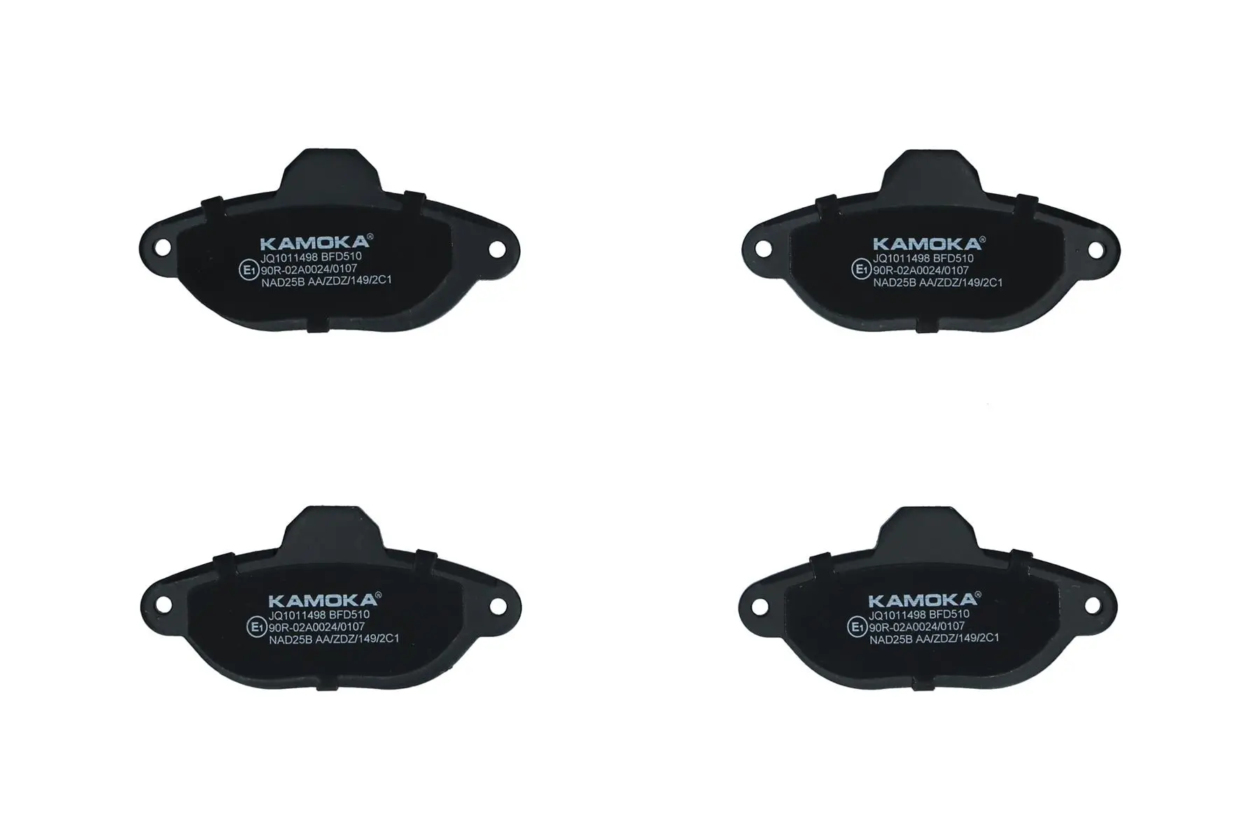 Bremsbelagsatz, Scheibenbremse Vorderachse KAMOKA JQ1011498