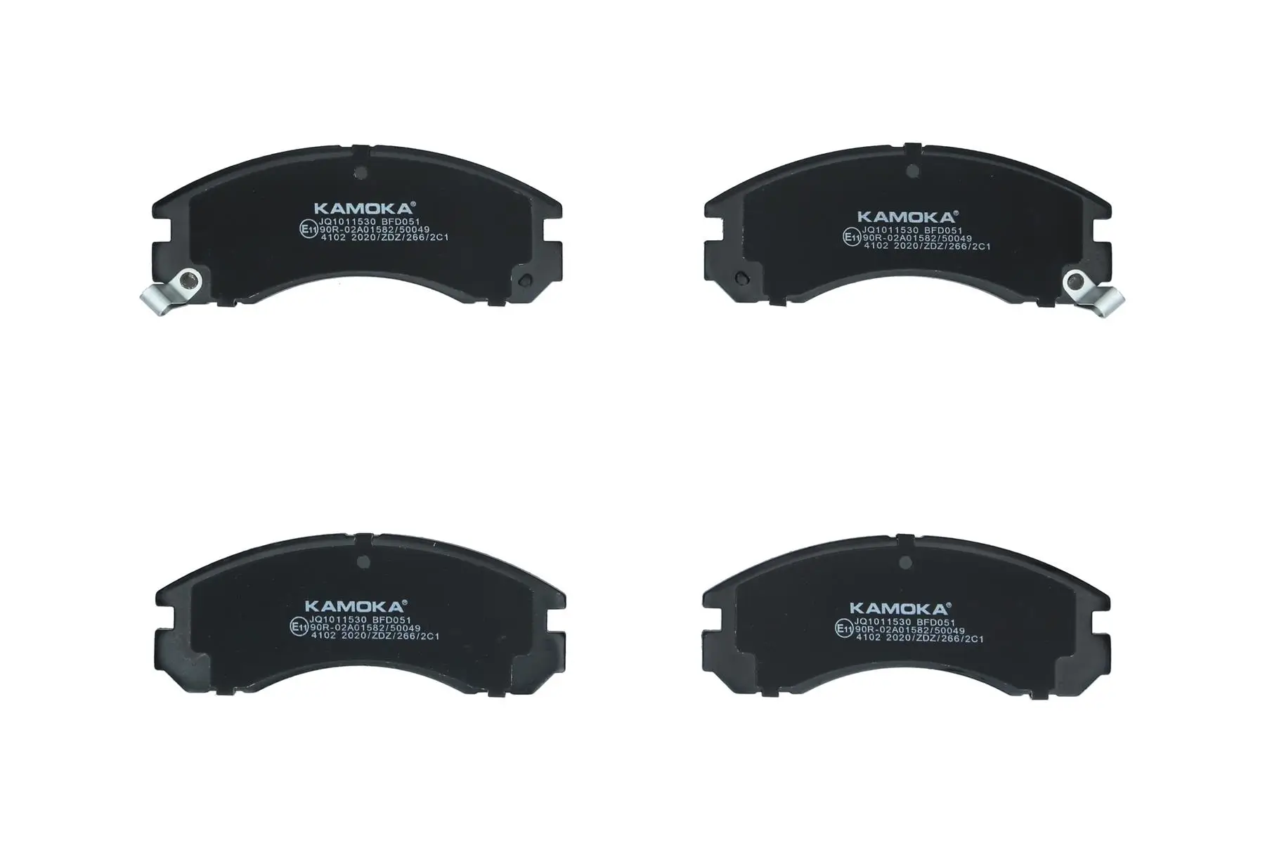 Bremsbelagsatz, Scheibenbremse Vorderachse KAMOKA JQ1011530