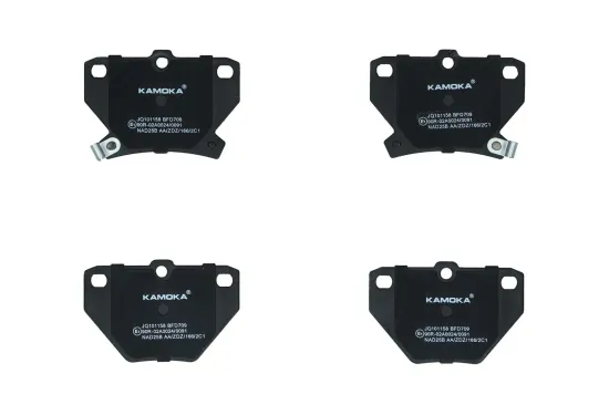 Bremsbelagsatz, Scheibenbremse Hinterachse KAMOKA JQ101158 Bild Bremsbelagsatz, Scheibenbremse Hinterachse KAMOKA JQ101158