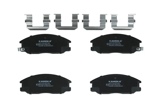 Bremsbelagsatz, Scheibenbremse Vorderachse KAMOKA JQ101163 Bild Bremsbelagsatz, Scheibenbremse Vorderachse KAMOKA JQ101163