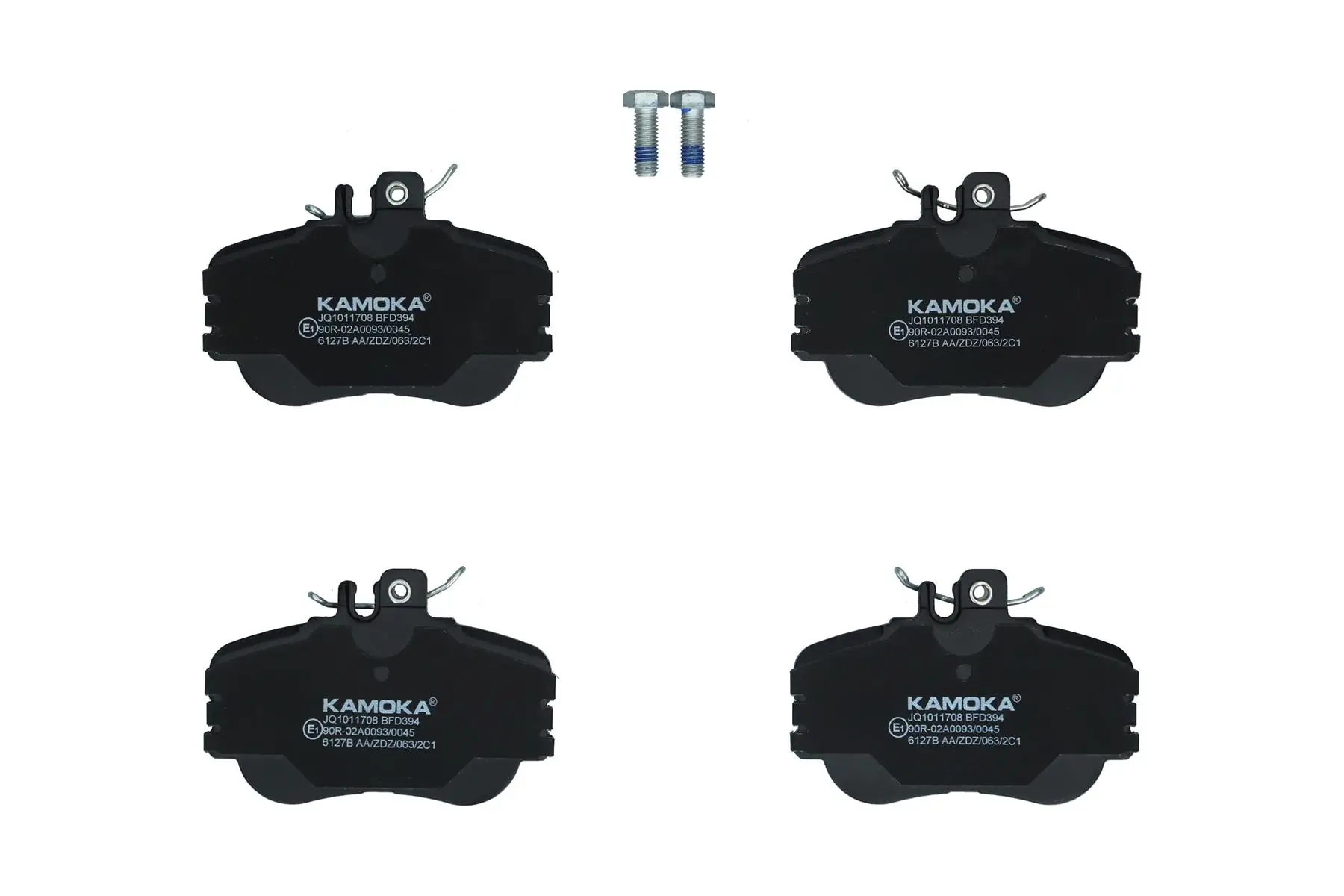 Bremsbelagsatz, Scheibenbremse Vorderachse KAMOKA JQ1011708