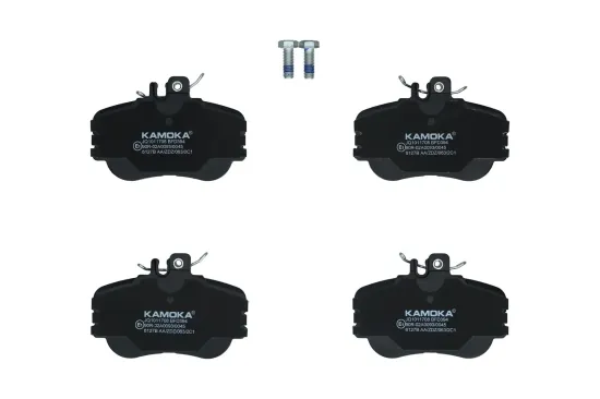 Bremsbelagsatz, Scheibenbremse Vorderachse KAMOKA JQ1011708 Bild Bremsbelagsatz, Scheibenbremse Vorderachse KAMOKA JQ1011708