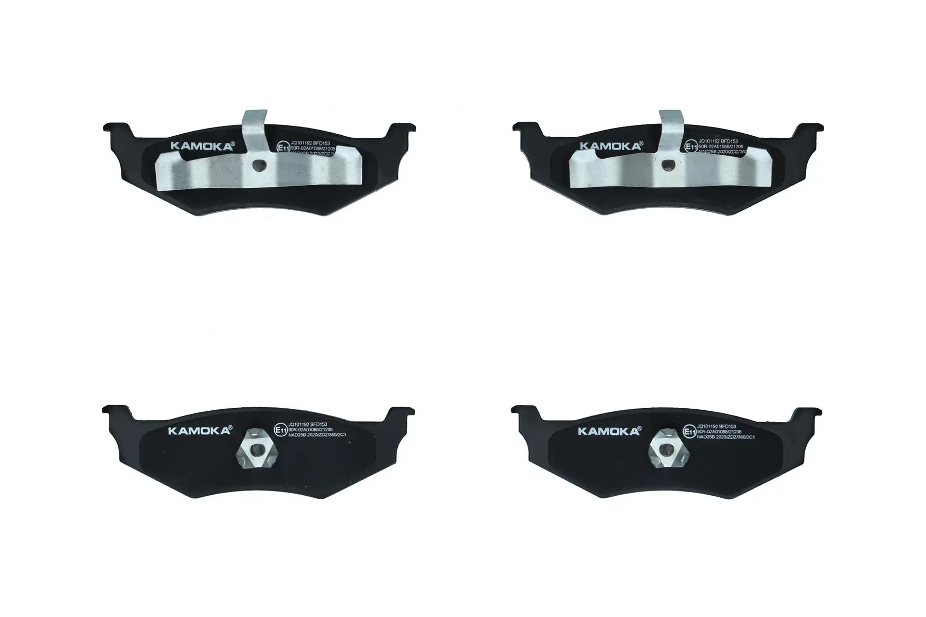Bremsbelagsatz, Scheibenbremse Hinterachse KAMOKA JQ101192